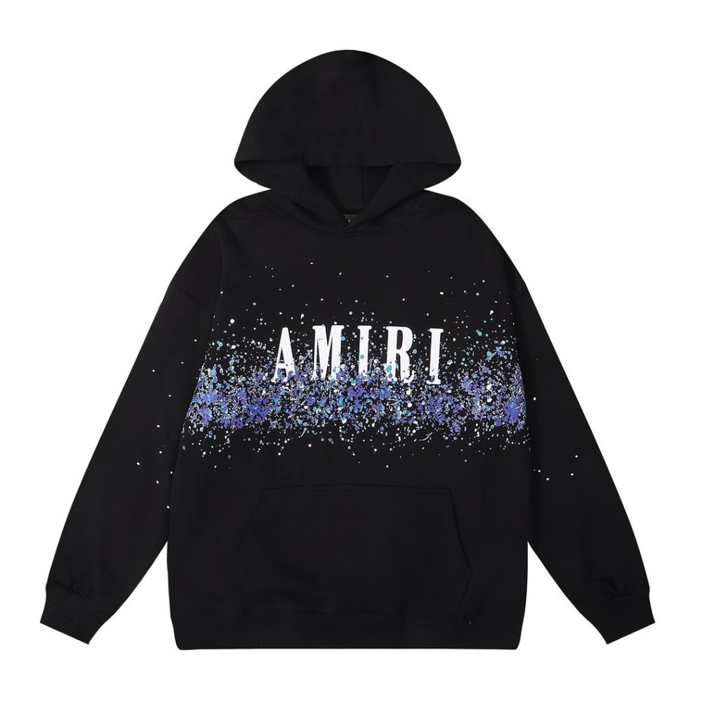 AMIRI Monogrammed Logo Print Hoodie Sweater